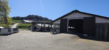 Die älteren Hallen unseres Hofes in Kocherbach